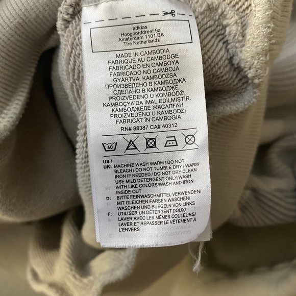 Adidas Mens Sweatshirt Size Medium Hooded Pullover - Picture 8 of 9